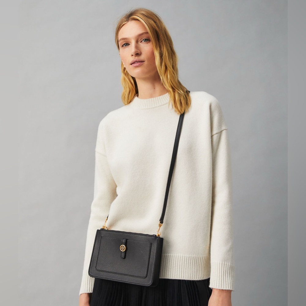 NWOT- Tory Burch Black Walker Crossbody Bag